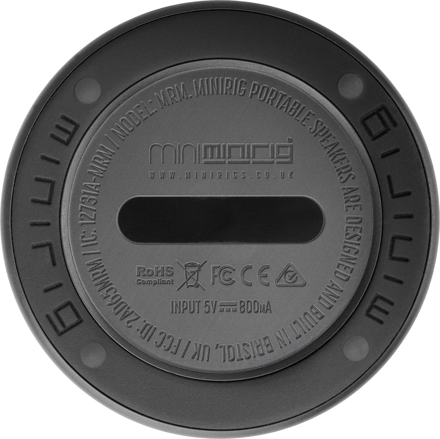 MINIRIG Mini Portable Rechargeable Bluetooth Speaker - 30 Hour Battery Life - Premium Stereo Sound - Wireless Speaker for Travel, Outdoor, Home & Party - Purple