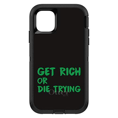 Get Rich or Die Trying - Black & Green On Black Case