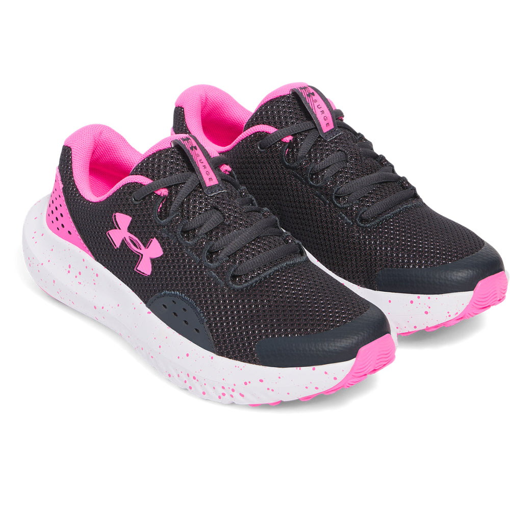 Under Armour Girls' Youth Surge 4 Running Shoes - Lightweight Athletic Sneakers for Kids' Sports & School Activities