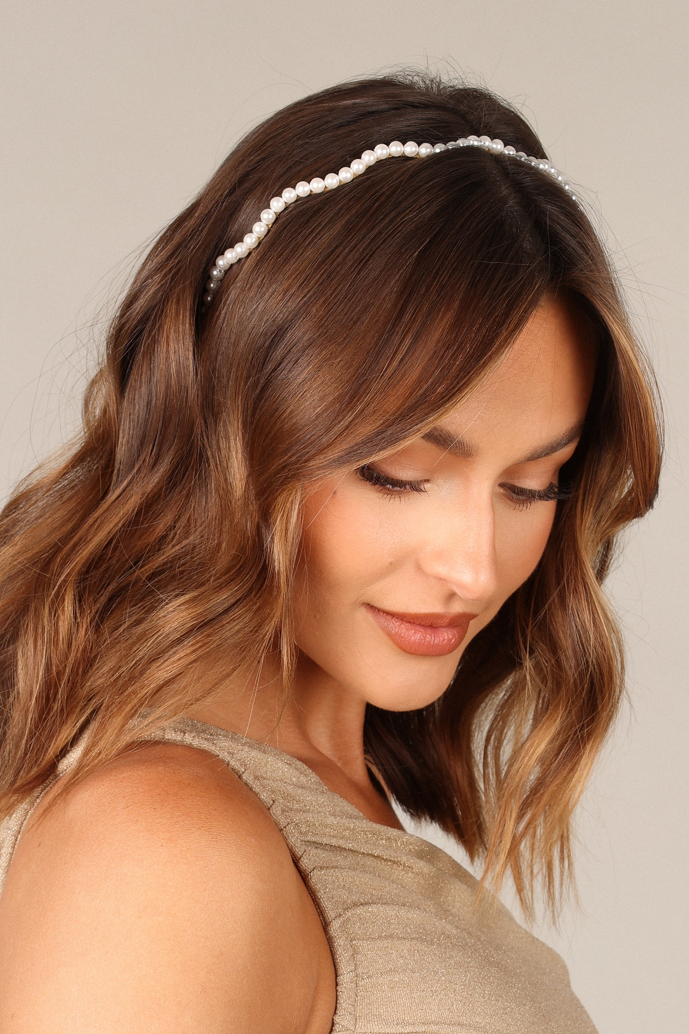 Carolina 3 Pack Pearl Headbands for Women - Elegant Hair Accessories for Bridal, Party & Everyday Wear
