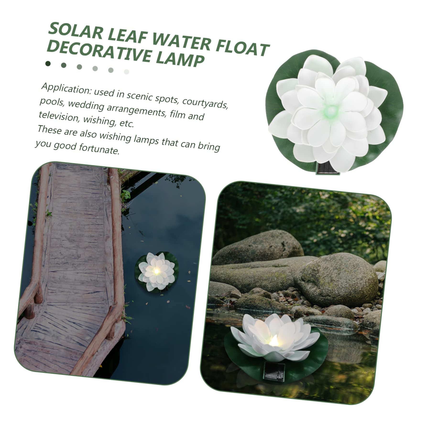 Solar Floating Pool Lights for Garden & Pond Decoration - LED Night Lights