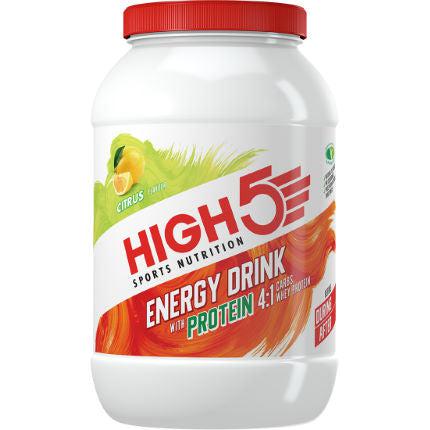 High5 EnergySource 4:1 Electrolyte Powder - Fast Hydration & Recovery for Athletes - Perfect for Running, Cycling & Workouts - Lemon Flavor (20 Servings)