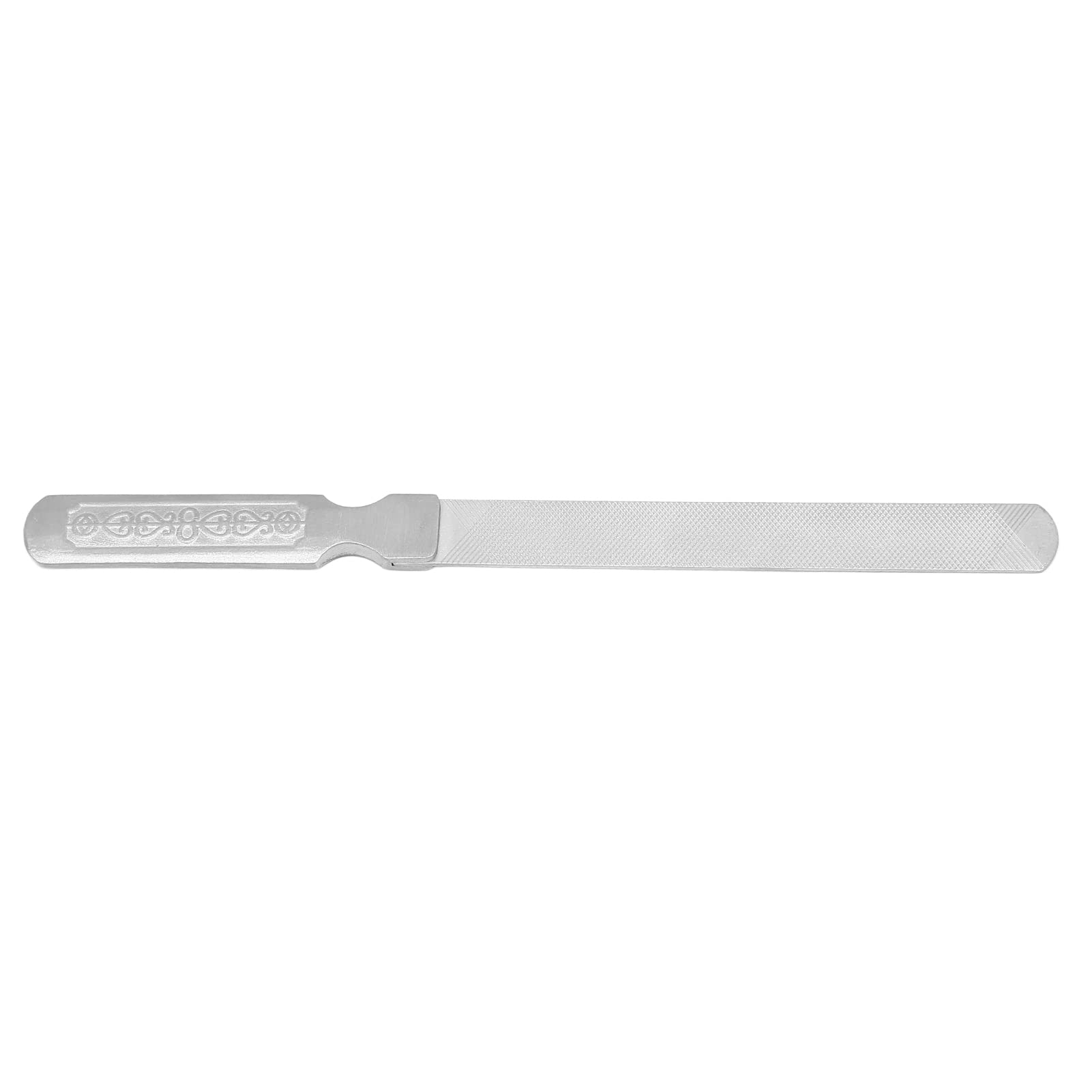 Premium Stainless Steel Nail File - Double Sided Metal Nail Buffer for Fingernails & Toenails - Professional Manicure & Pedicure Tool for Salon & Home Use - Perfect for Nail Care, Travel & DIY Beauty Kits