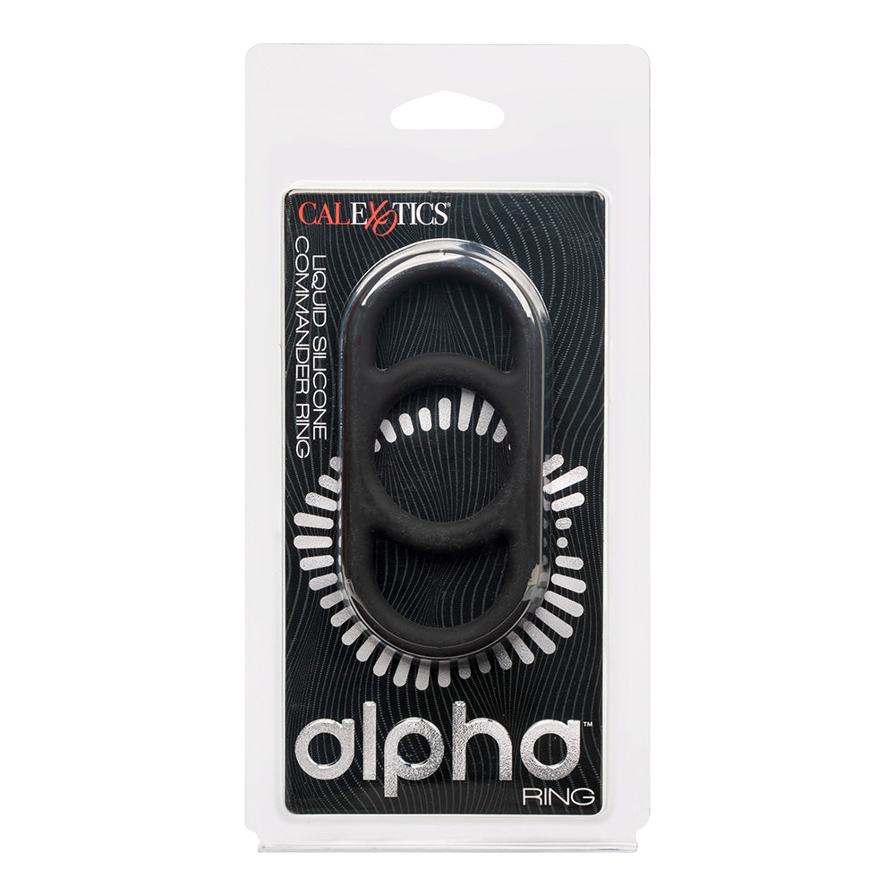 Premium Alpha Command Liquid Silicone Cock Ring - Ultra Soft Stretchy Penis Ring for Enhanced Pleasure & Performance - Perfect for Couples Play, Solo Use & Intimate Moments