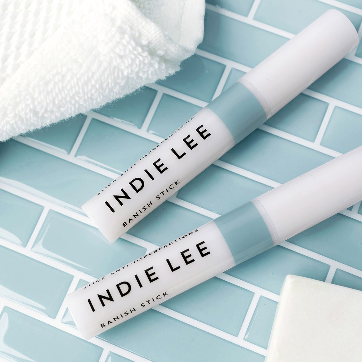 Indie Lee Banish Stick 1 - Acne Treatment & Blemish Stick for Clear Skin | Perfect for On-the-Go Spot Treatment & Travel Skincare