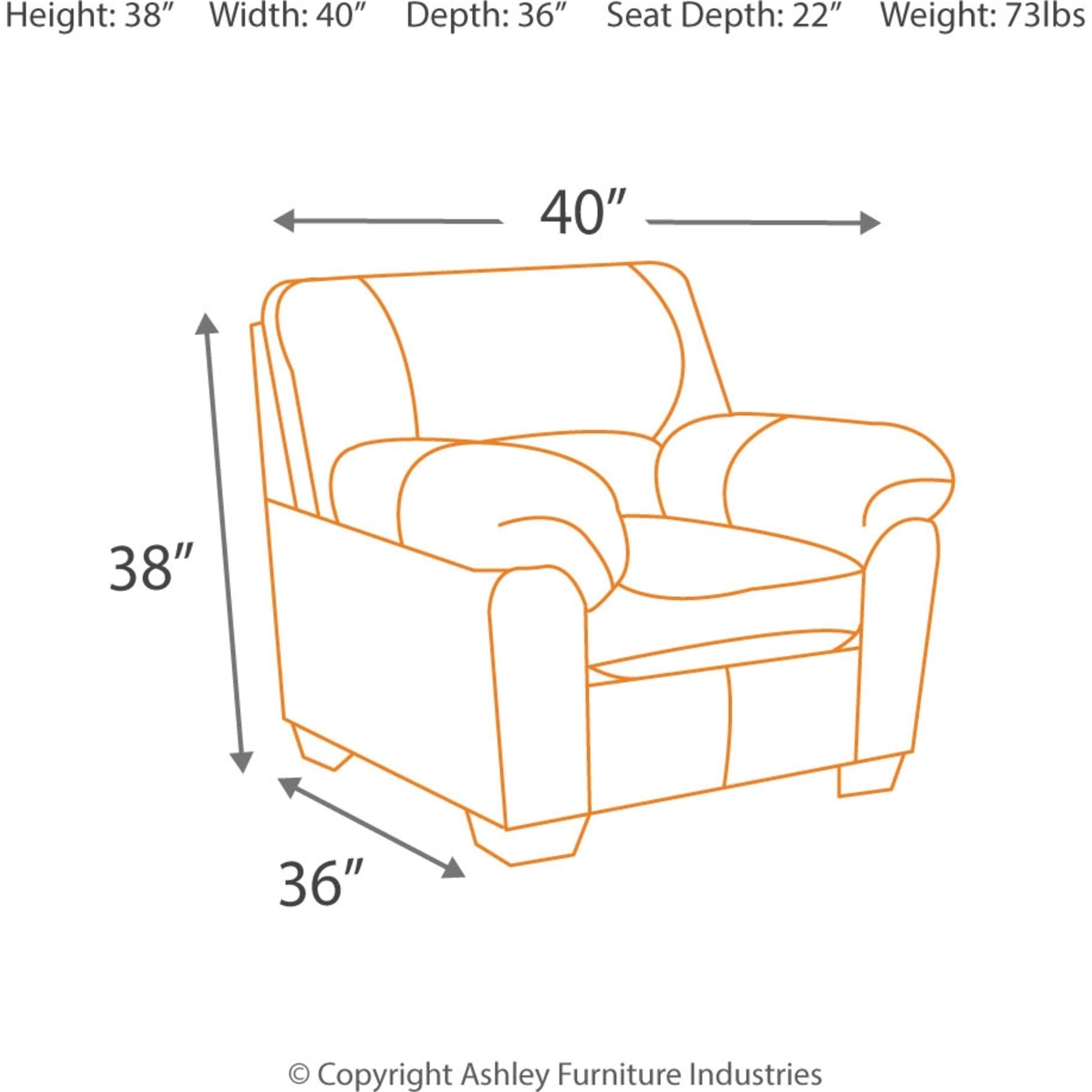 Bladen Chair - Modern Coffee Chair for Living Room, Office & Cafe - Comfortable & Stylish Seating Solution for Home & Commercial Use