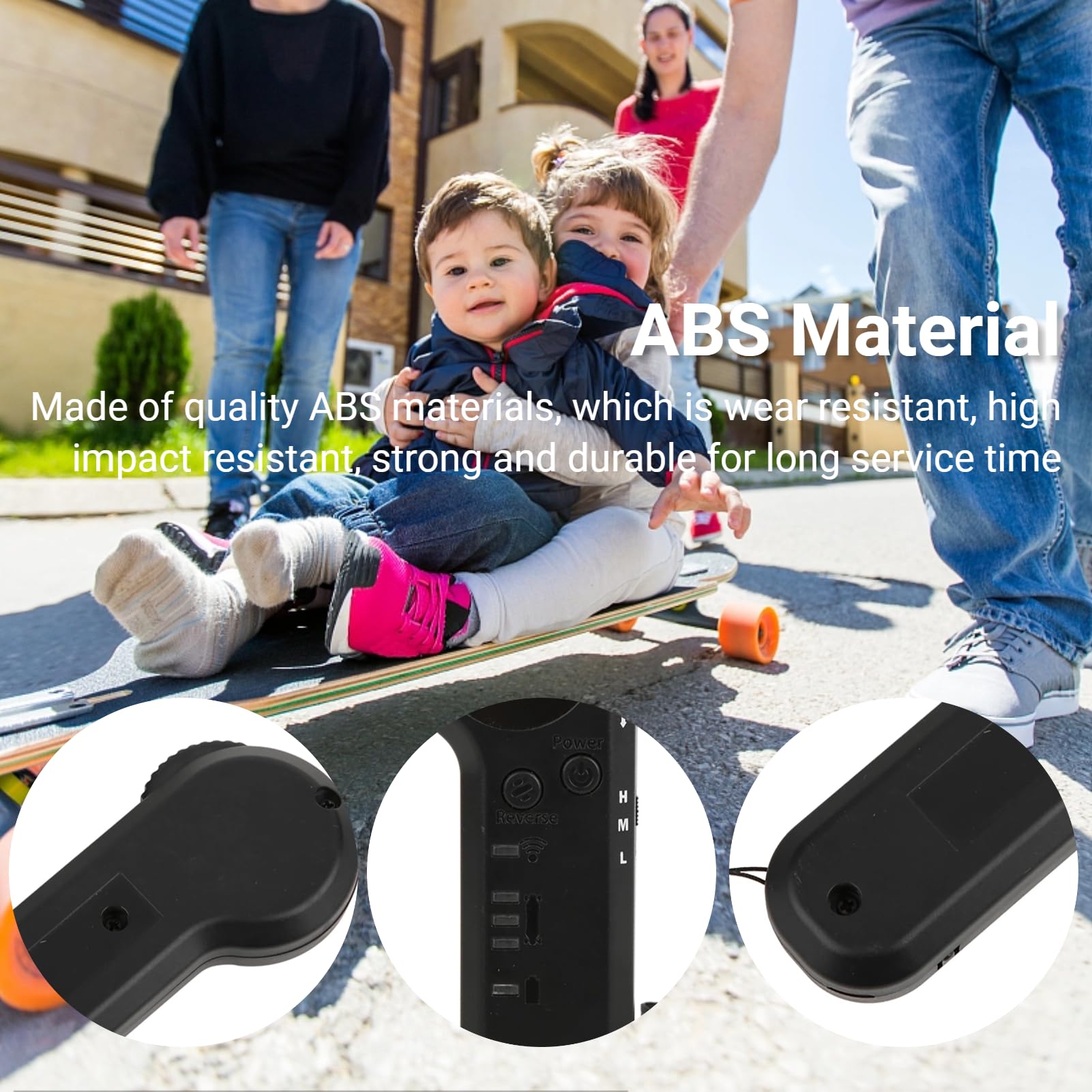 2.4G Wireless Remote Control for Electric Skateboard - Replacement Handheld Controller with Long Range for 4-Wheel Skateboards | Perfect for Commuting, Cruising & Outdoor Adventures