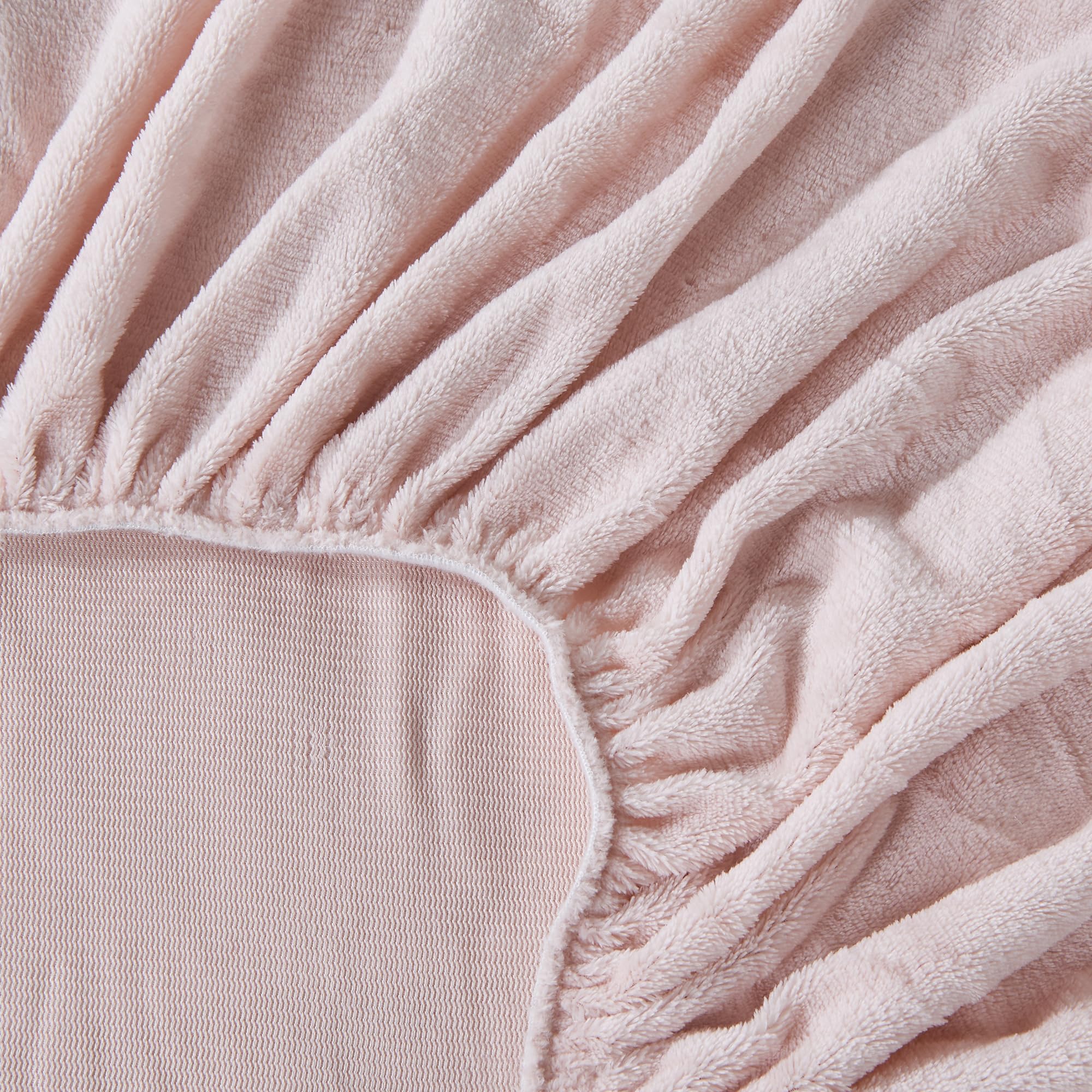 Luxury Queen Size Fitted Sheet - Ultra Soft Velvet Plush with Micro Fleece Bottom | 14