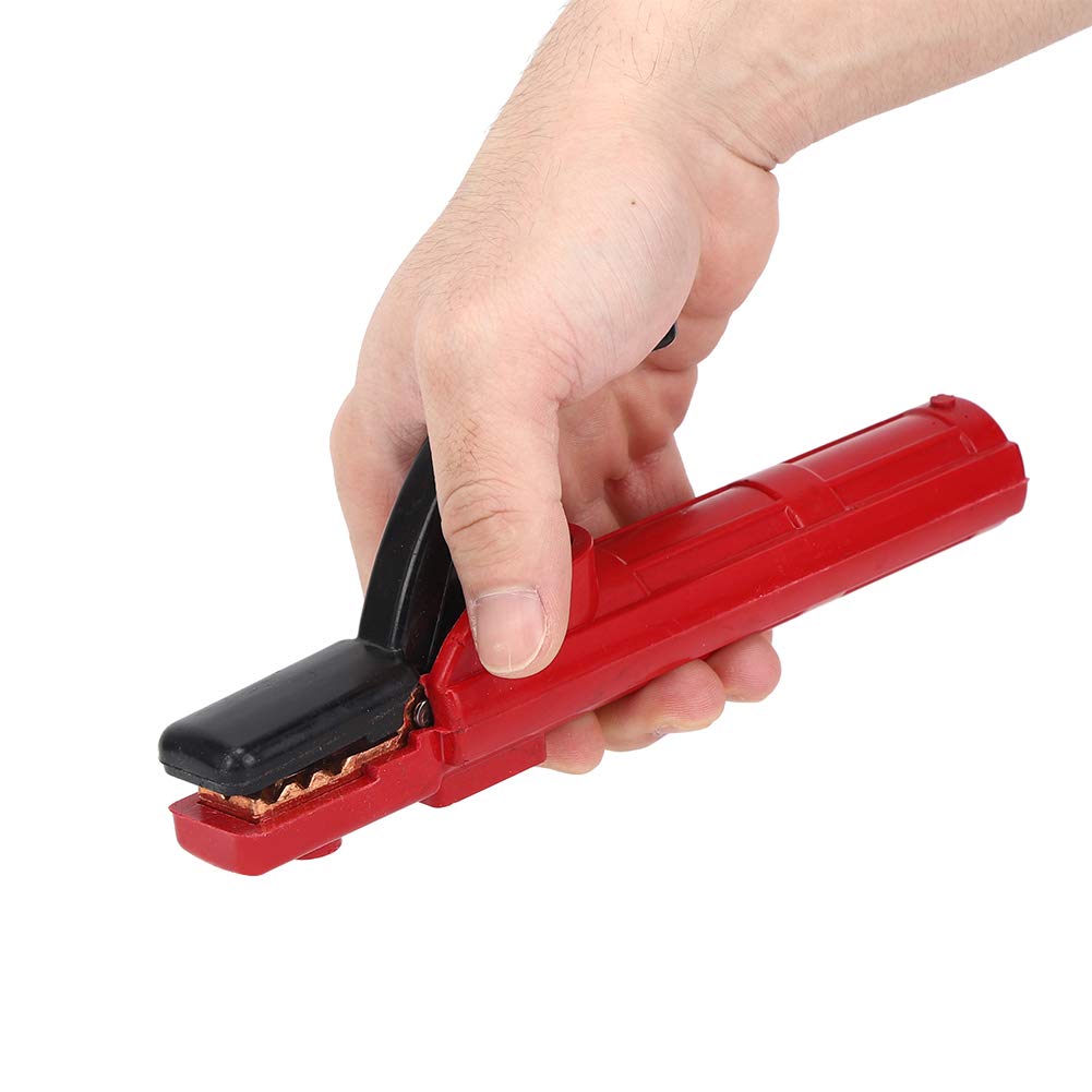 Agatige 300A Welding Electrode Holder - Copper Insulated Clamp with Comfort Grip for Arc Welding Machines | Professional Welding Pliers Tool for Metal Repair & DIY Projects