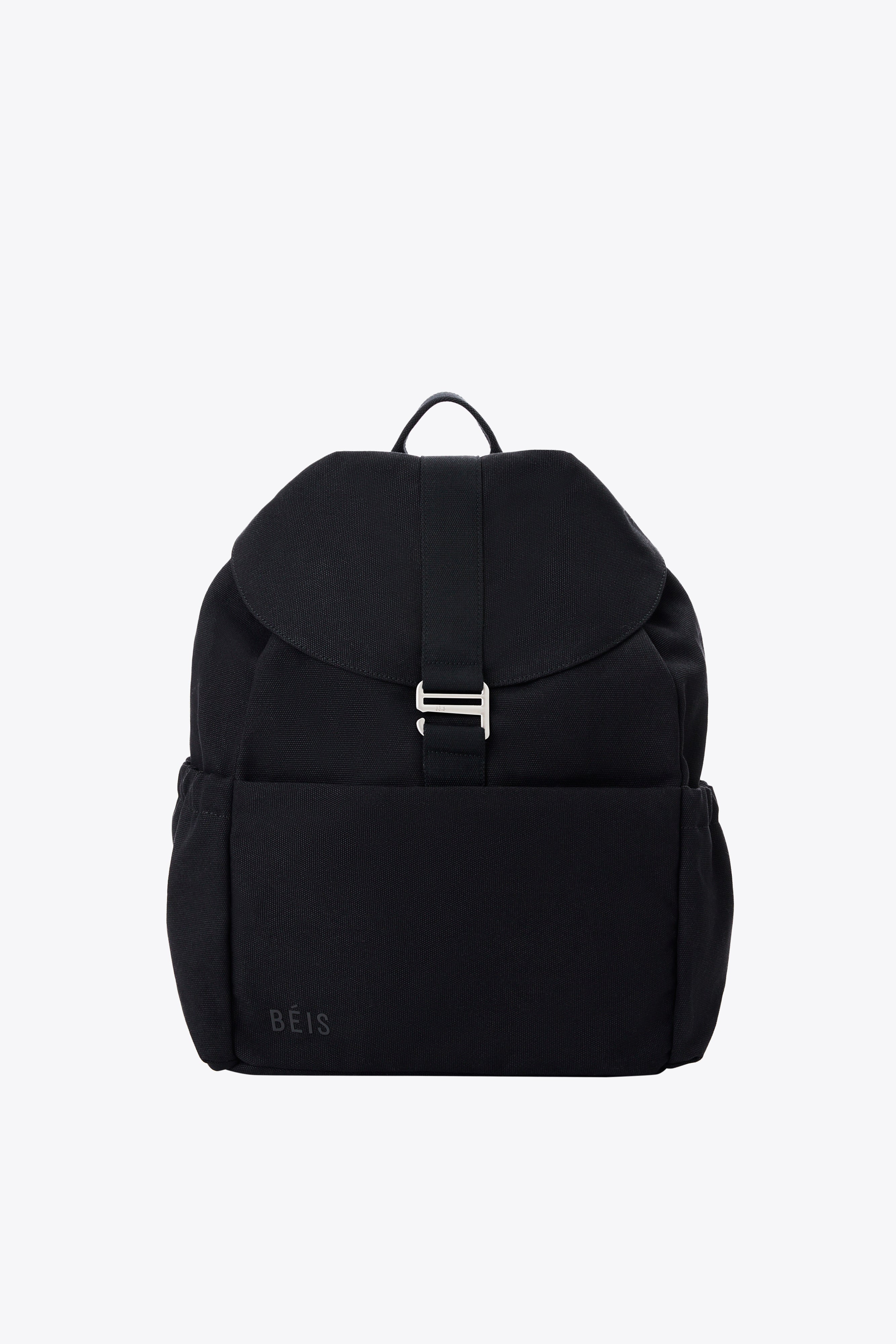 Premium Black Rucksack Backpack - Durable & Waterproof for Hiking, Travel & Daily Commute | Lightweight Laptop Bag for Work & School