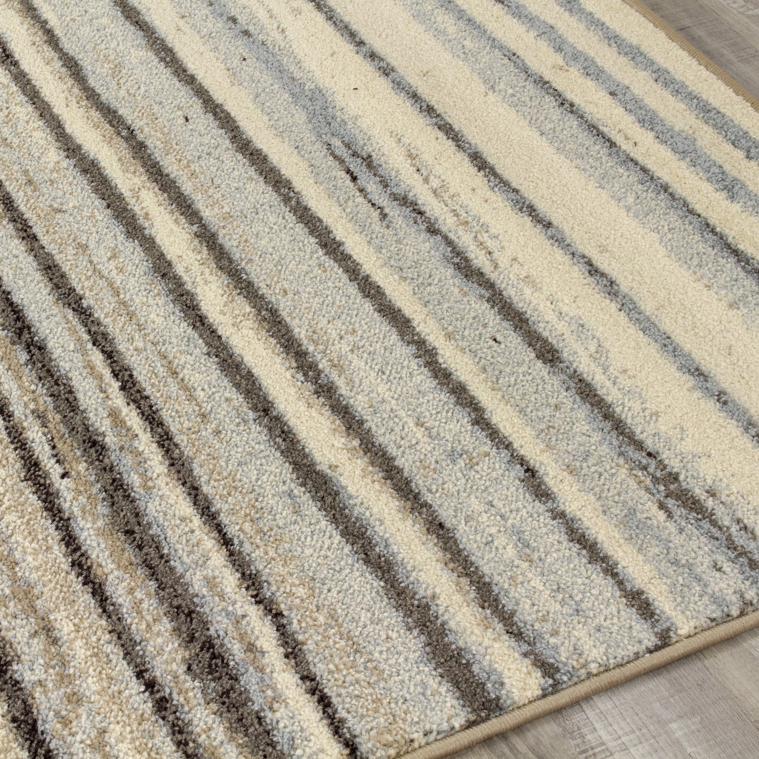 Castella Blue Cream Serene Arches Rug - Soft Modern Bohemian Area Rug for Living Room, Bedroom, Nursery - Non-Slip Comfortable Floor Mat for Home Decor