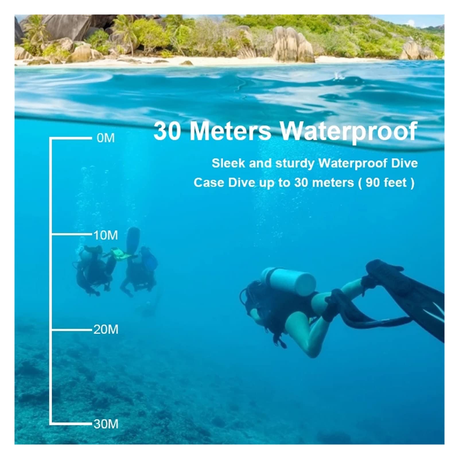 4K Action Camera with Stabilization - Waterproof Sports Camera for Outdoor Adventures