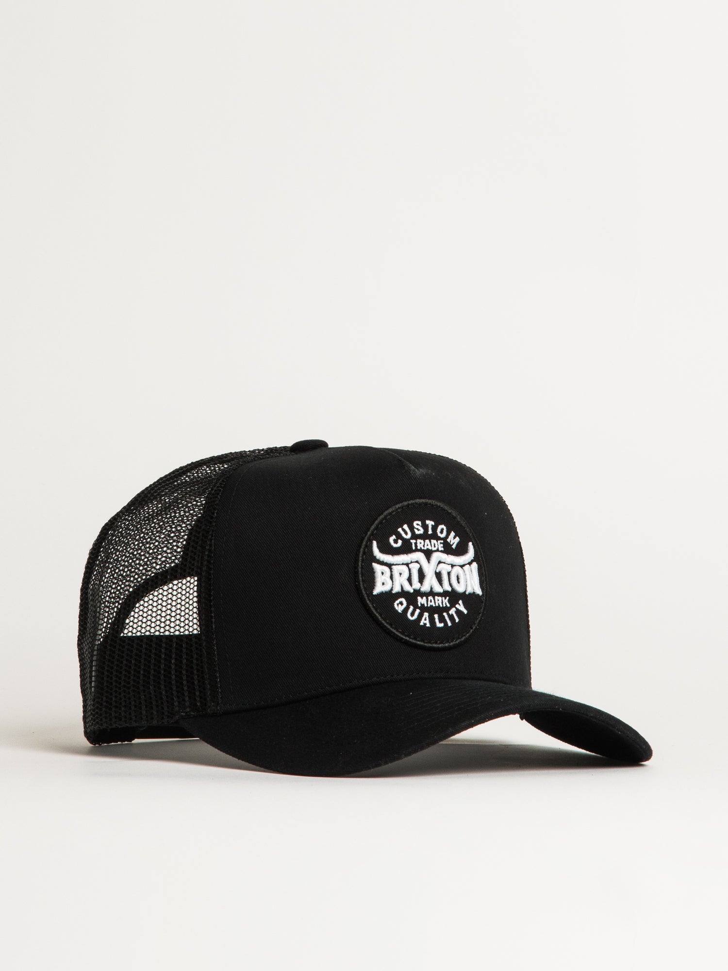 BRIXTON GIBSON NETPLUS TRKR Black Baseball Cap - Stylish Adjustable Dad Hat for Men & Women - Perfect for Outdoor Sports, Hiking, and Casual Wear