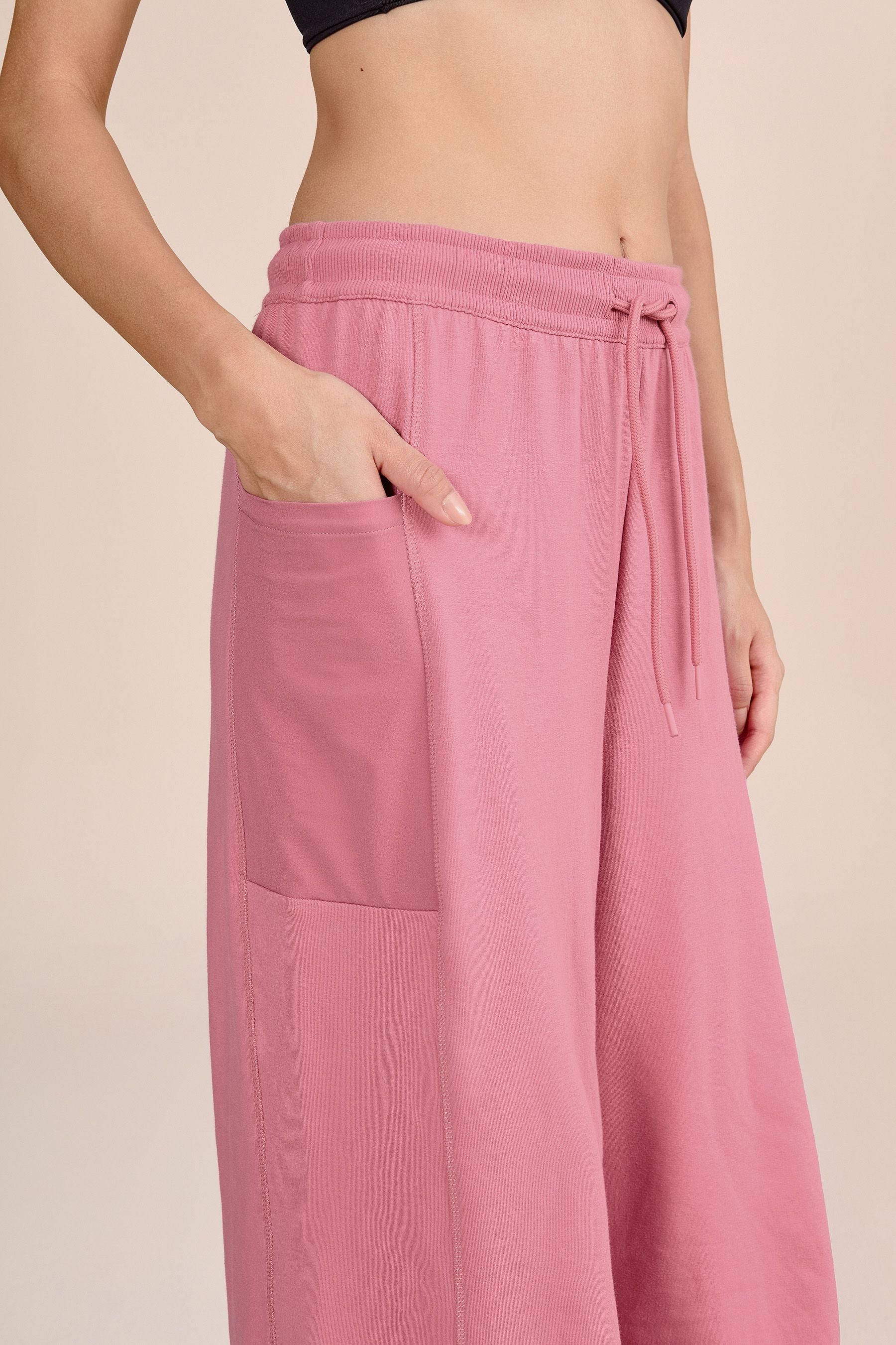 Dryside Straight Leg Joggers for Women - Comfortable Casual Lounge Pants with Pockets - Perfect for Yoga, Running, Travel and Everyday Wear