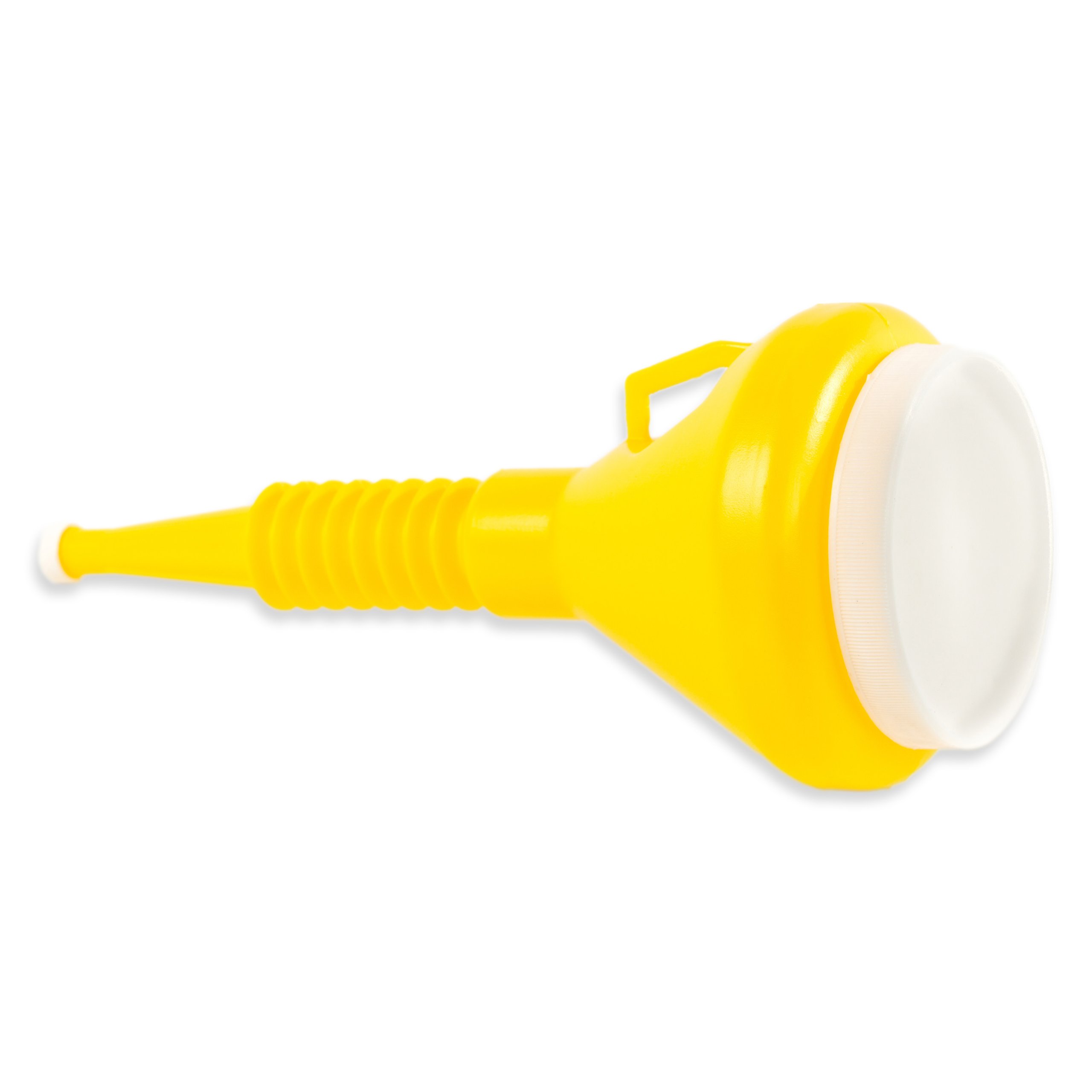 WIRTHCO 32135 Funnel King Yellow Double Capped Funnel - 1.5 Quart Capacity - Perfect for Automotive Fluids, Oil Changes & DIY Projects