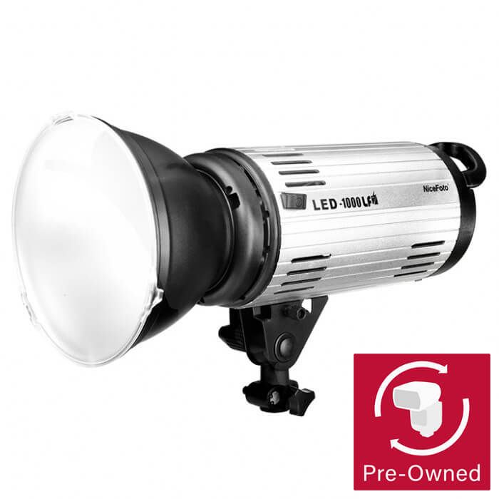 OK NICEFOTO LED 1000LF Metallic Daylight Balanced LED Continuous Lighting Kit - Perfect for Photography, Videography, and Studio Production