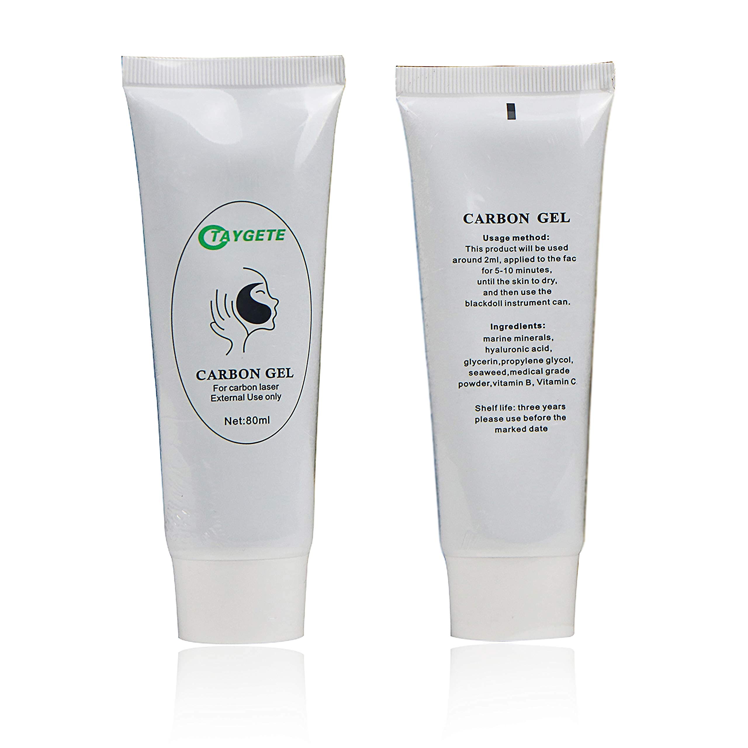 Relieftoᵀᴹ Carbon Peel Gel for Q-Switch Nd:Yag Laser | 80ML Skin Rejuvenation & Deep Cleaning, Black Doll Facial Treatment, Ideal for Spa & Professional Use