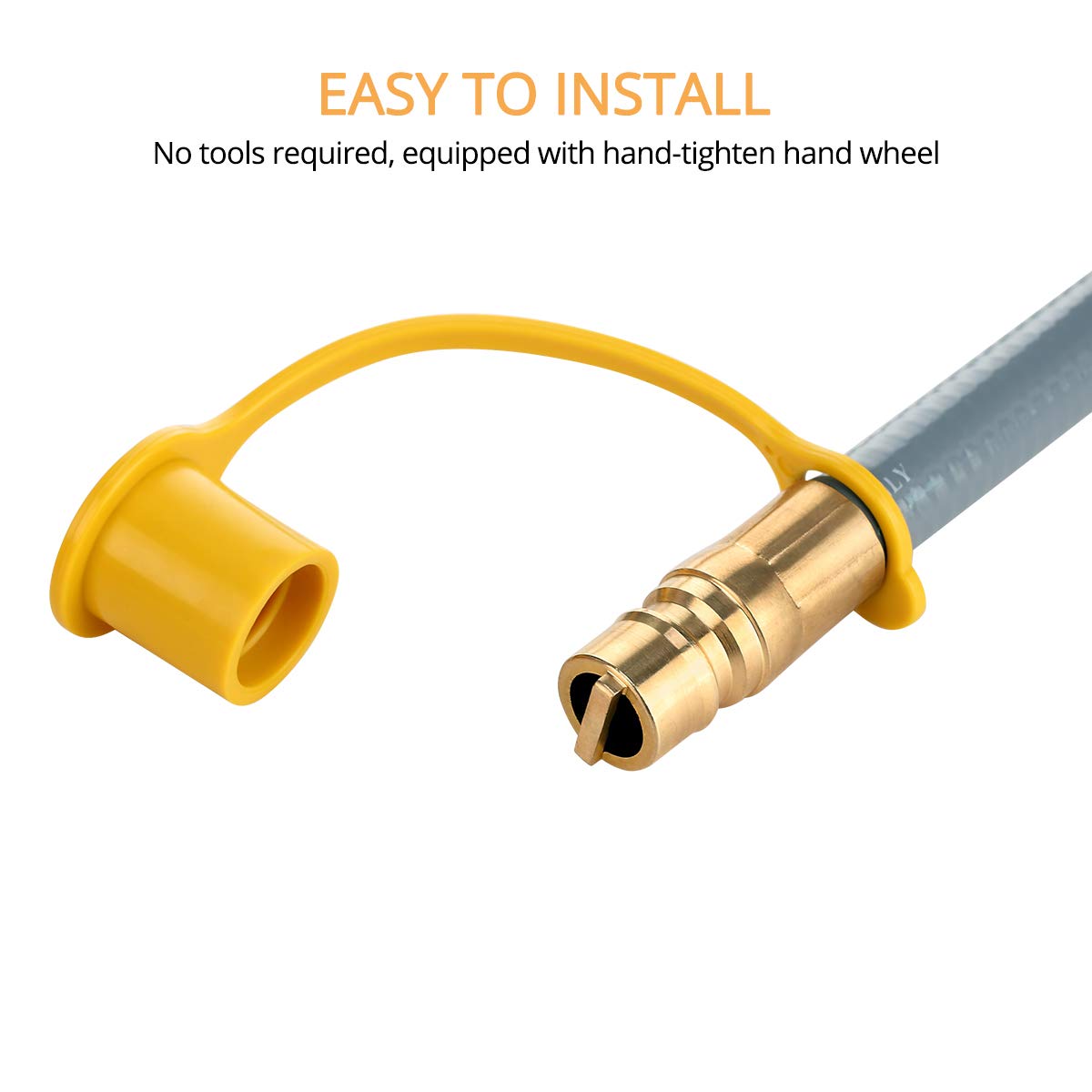 GASLAND 24 FT 1/2 Inch Natural Gas Hose with 3/8