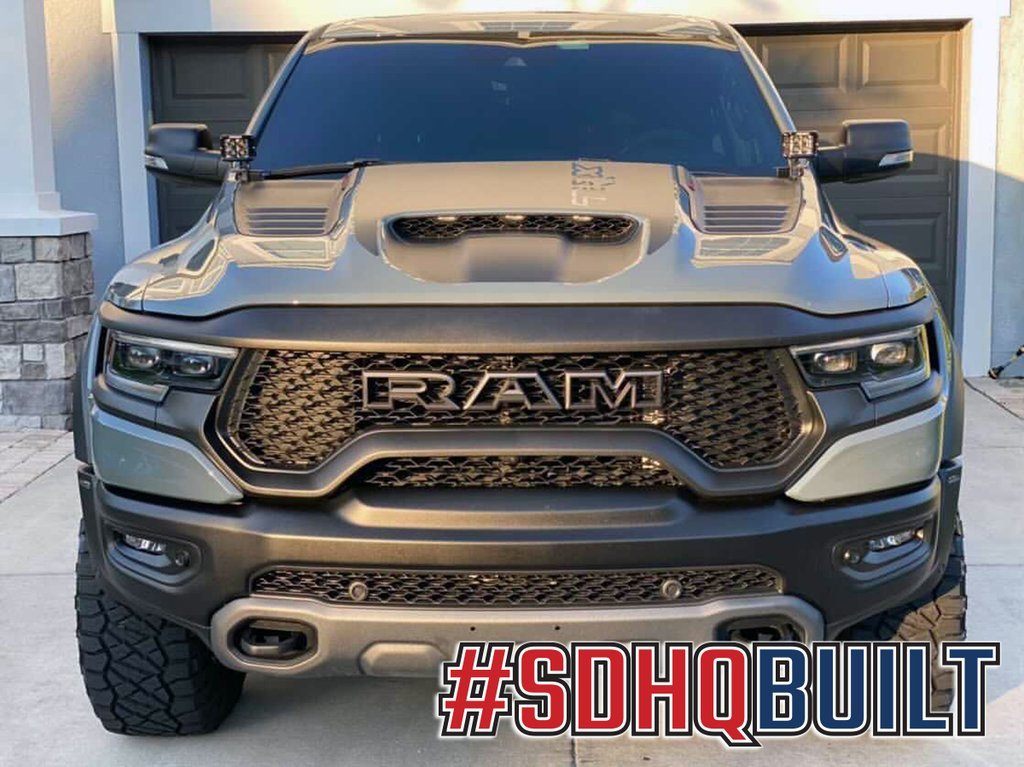 SDHQ Built A-Pillar Light Mounts for 2021-2024 Ram 1500 TRX & RHO | Off-Road LED Light Brackets | Perfect for Night Driving & Off-Road Adventures