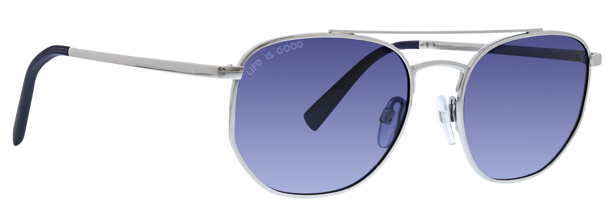 Life is Good Women's Matheson Aviator Sunglasses - UV Protection Polarized Lenses for Outdoor Activities, Driving & Beach Vacations