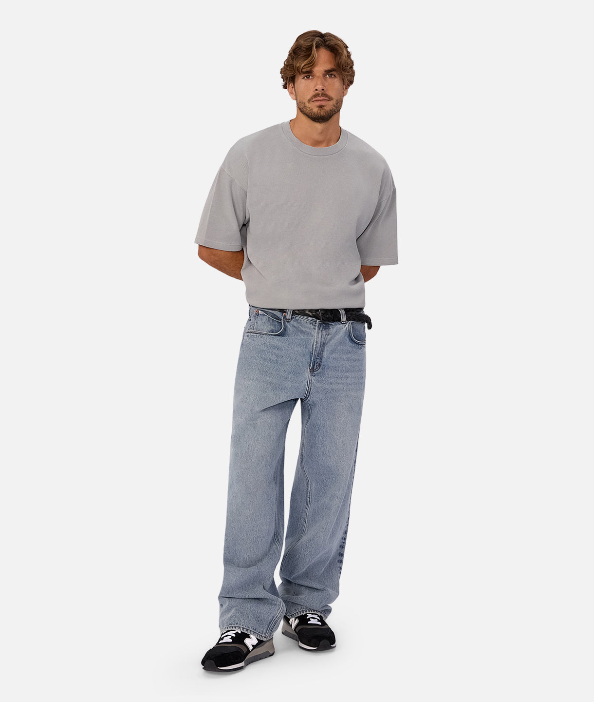 Marlon Tee Airforce - Premium Cotton Men's T-Shirt for Casual Wear & Street Style | Comfortable & Stylish Everyday Outfit for Gym, Work, or Weekend