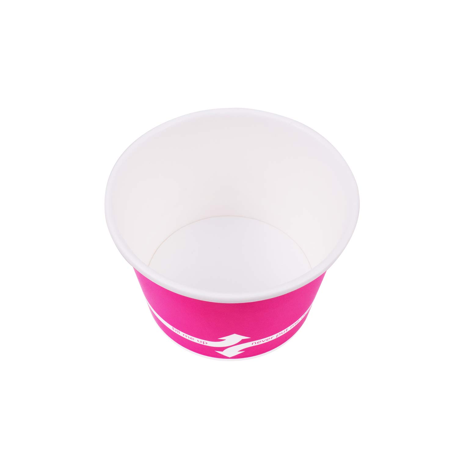 8oz (1000 ct) Pink Paper Ice Cream Cups & Soup Bowls - Disposable Hot/Cold Food Containers for Ice Cream, Gelato, Yogurt, Soup & Snacks - Perfect for Parties, Catering & Dessert Shops