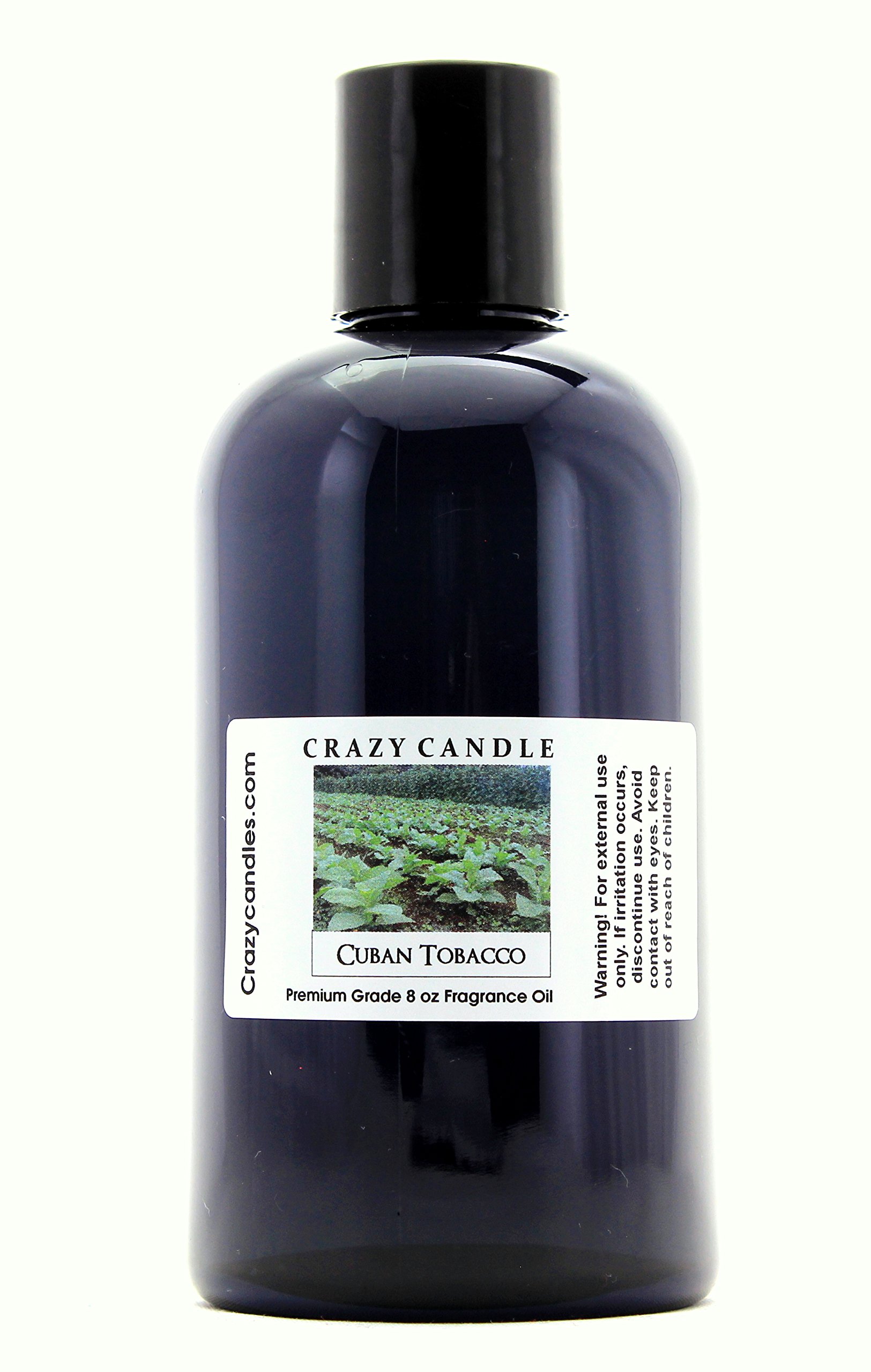 Premium Cuban Tobacco Scented Candle Fragrance Oil - 8oz (237ml) for Home Aromatherapy, Relaxation & Spa Use - High-Quality Aromatherapy Oil for Diffusers, Candles & Massage
