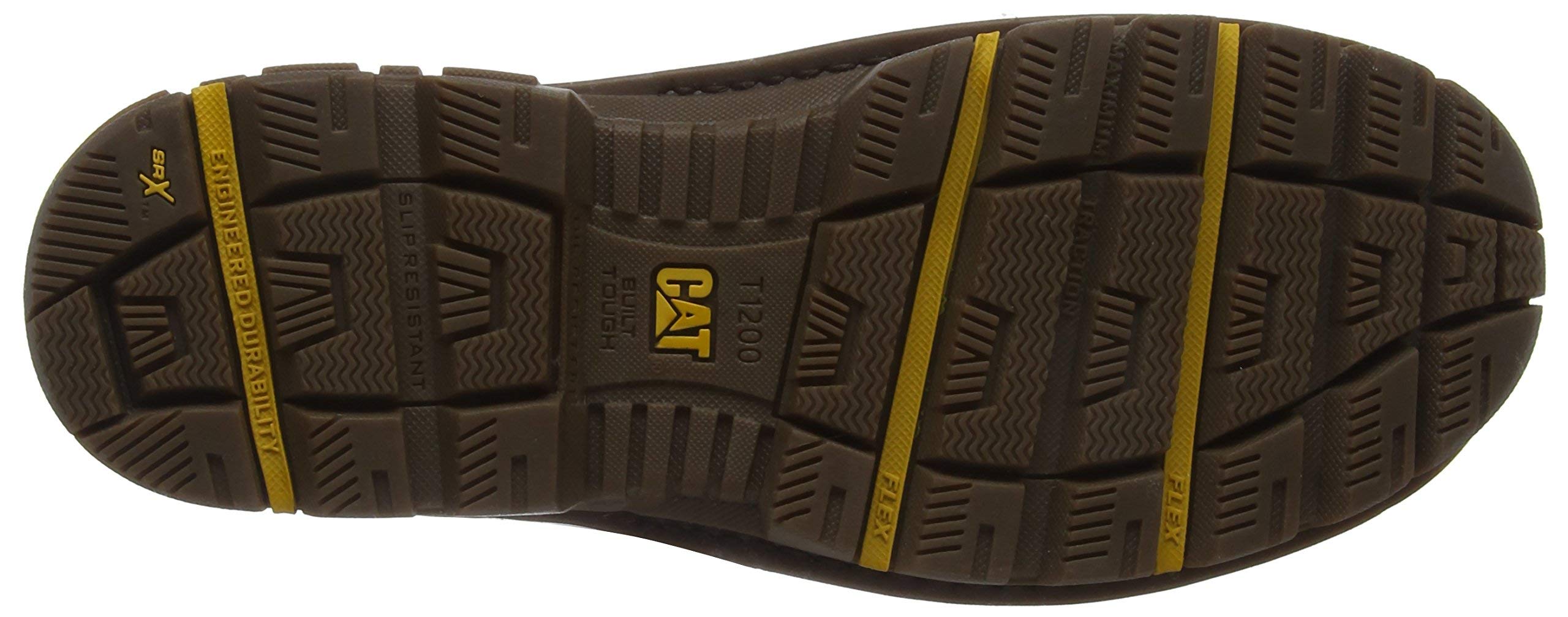 Caterpillar Men's Premier Work Boots - Honey Yellow, Size UK 7 (EU 41) - Durable Steel Toe Construction for Construction Sites & Outdoor Work