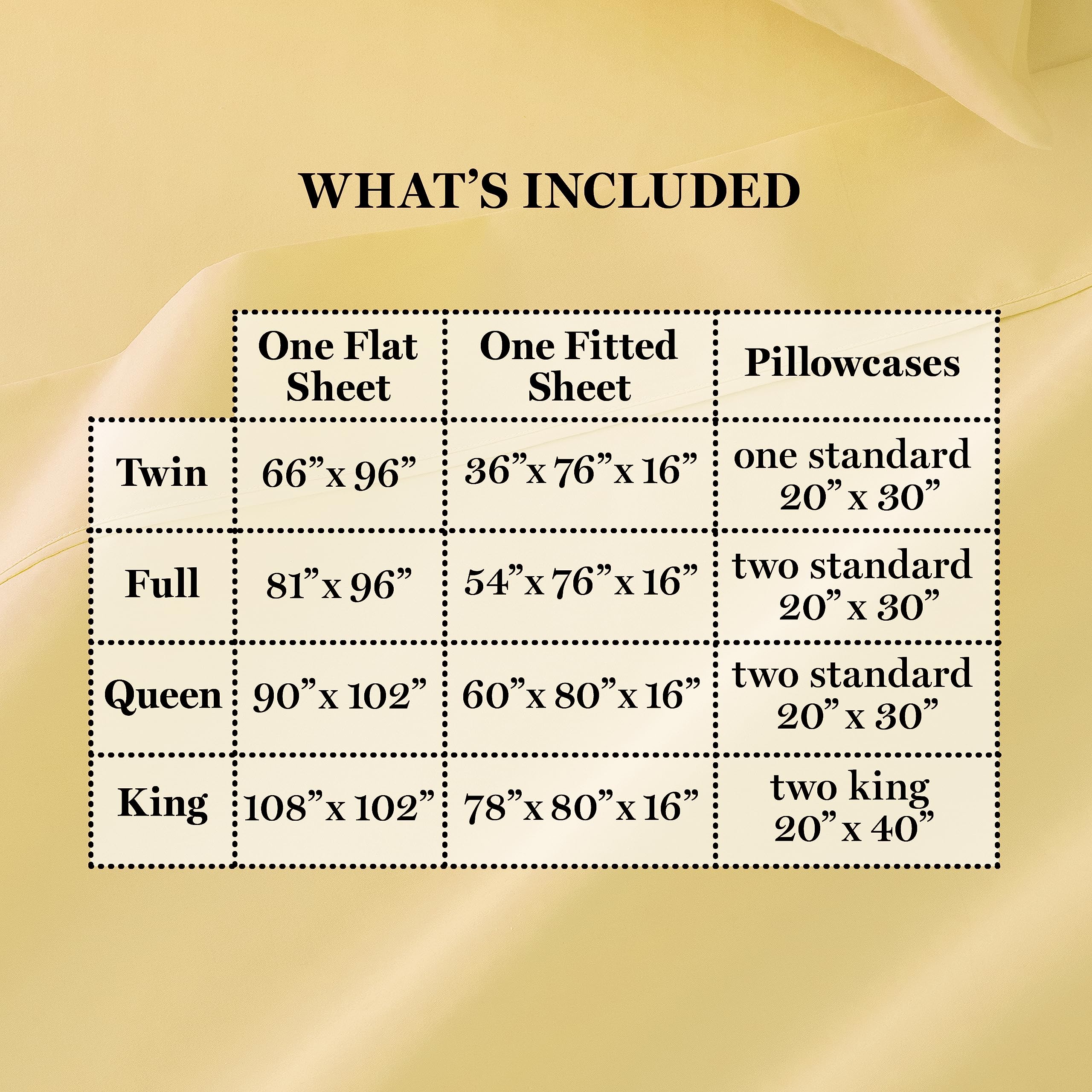 Martha Stewart 100% Cotton Queen Sheet Set - 4 Piece Soft & Smooth Sateen Bedding with 16