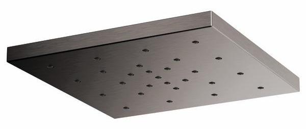 14 H2OKinetic Square Raincan Shower Head   Luxe Steel 81986 SL Brizo