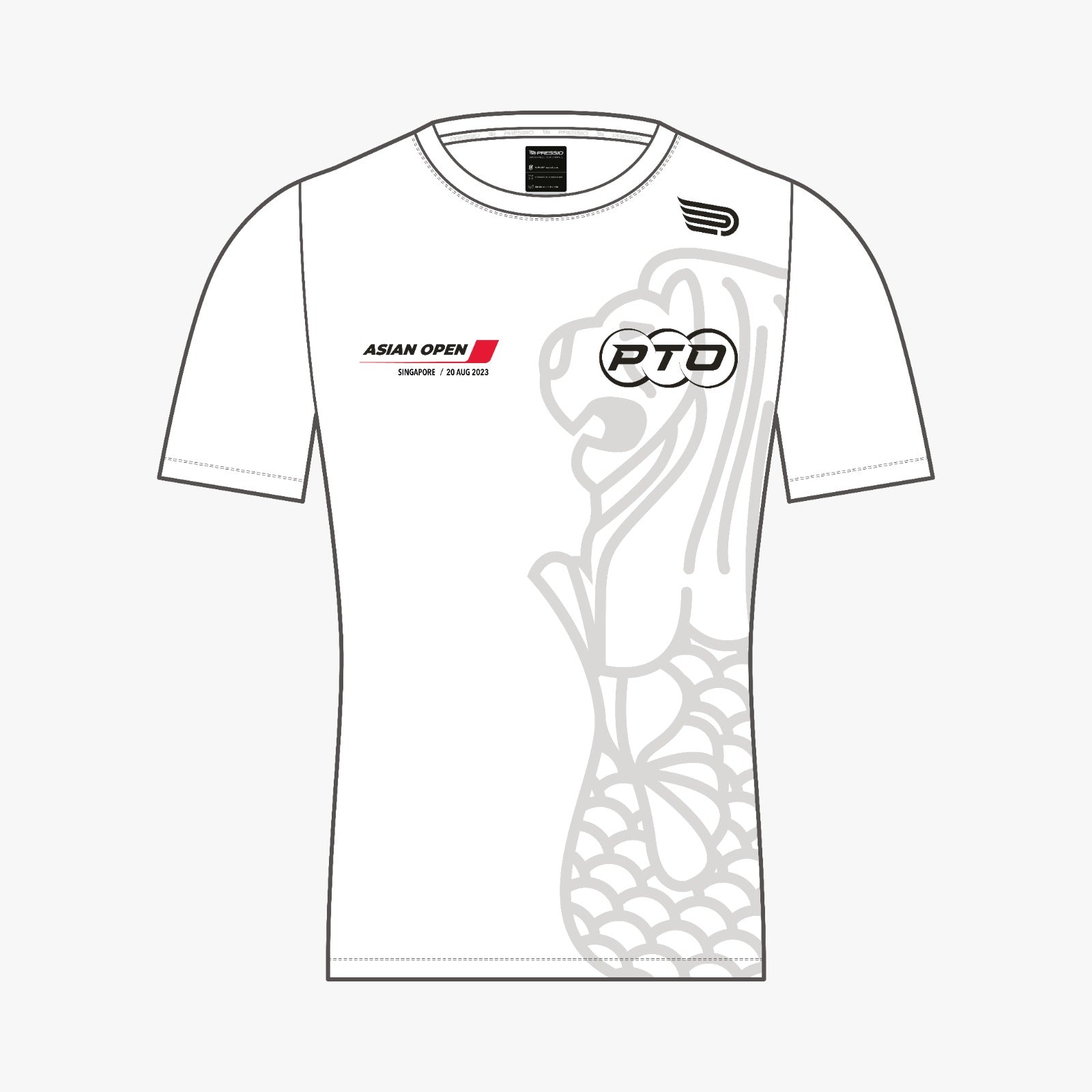 Pressio Unisex Elite Tee - Premium Cotton White T-Shirt for Men & Women | Gym, Casual Wear & Everyday Outfits