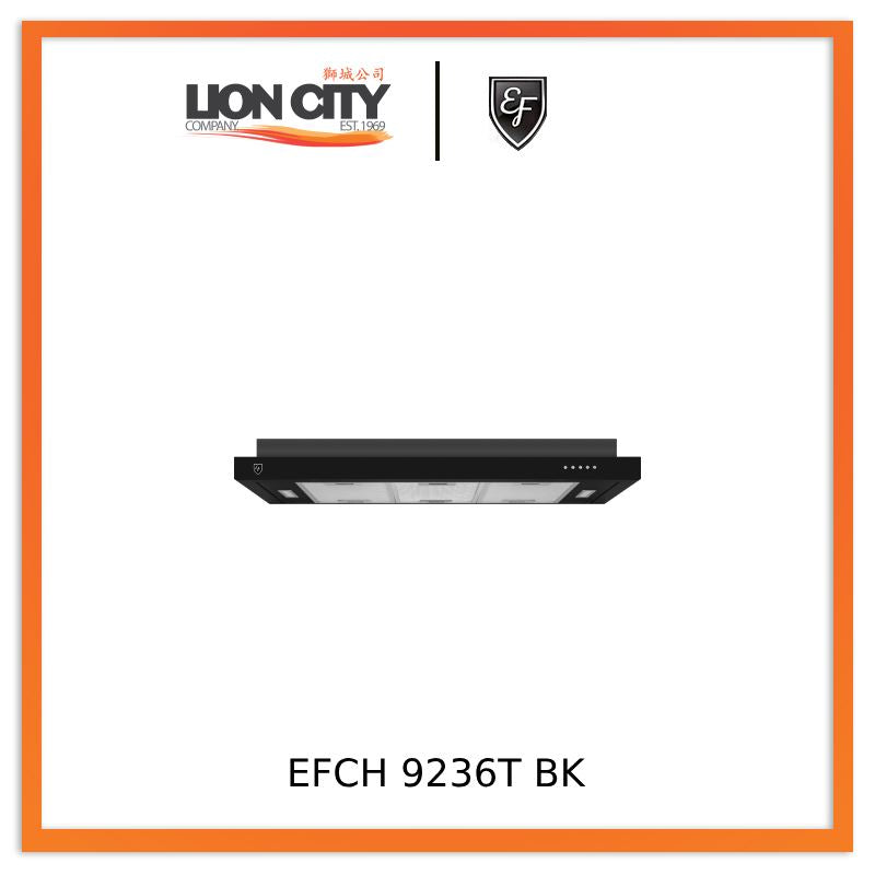 EF 90cm Conventional Range Hood EFCH 9236T BK - Stainless Steel Kitchen Exhaust Fan for Smoke & Odor Removal - Perfect for Modern Home Cooking & Ventilation