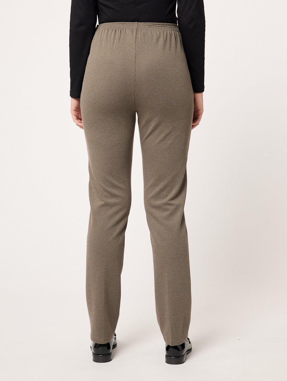 Dalida Women's Short Length Pants - Comfortable Casual Stretch Ankle Pants for Work, Travel & Everyday Wear
