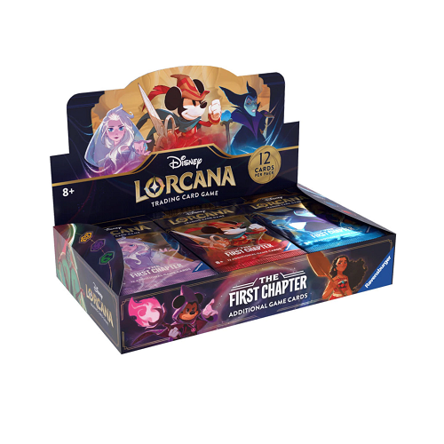 Disney Lorcana TCG: The First Chapter Booster Display Box - 24 Booster Packs for Collectors & Players | Enhance Your TCG Deck Building & Gameplay Experience