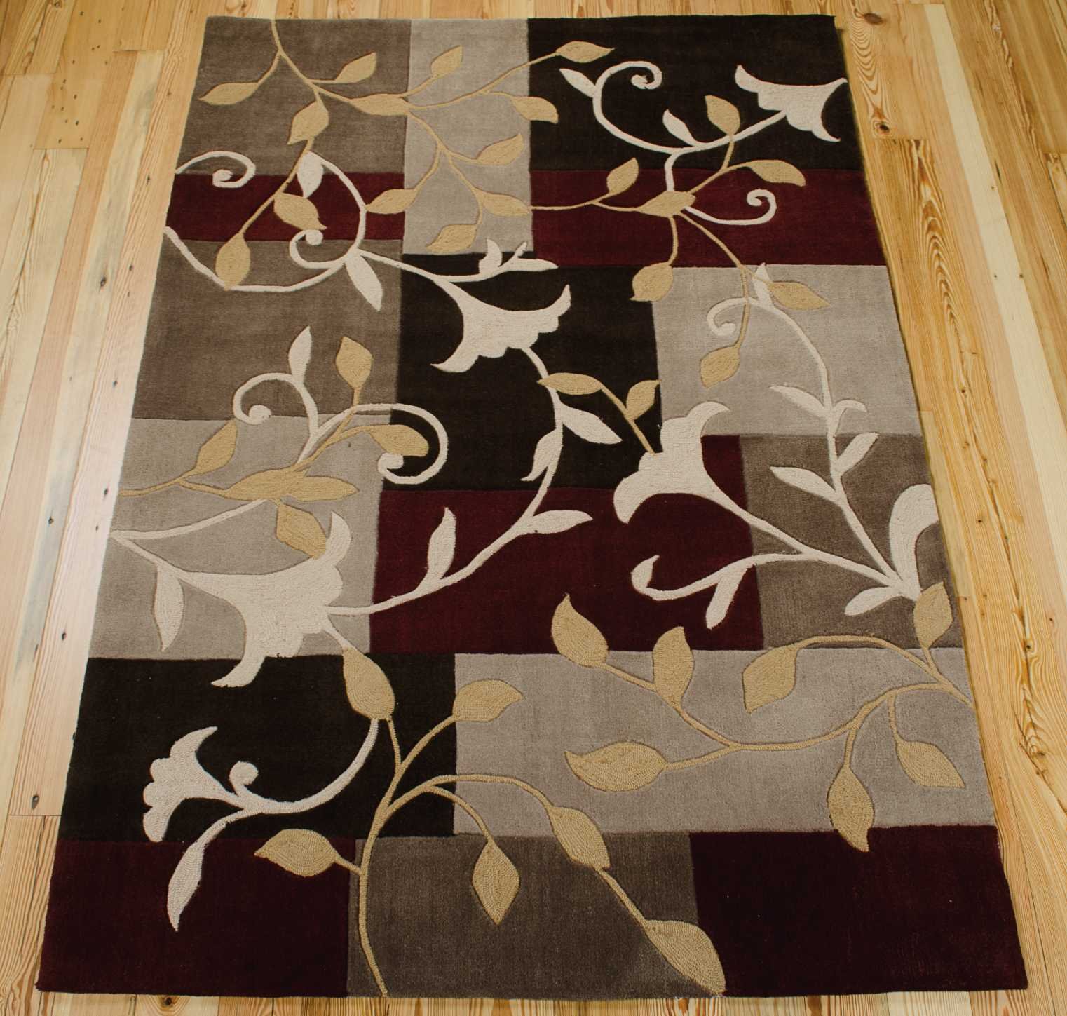 Nourison Contour Contemporary Mocha 5' x 7'6'' Area Rug - Easy Cleaning, Non-Shedding, Soft & Durable - Perfect for Bedroom, Living Room, Dining Room & Kitchen Decor (5x8)
