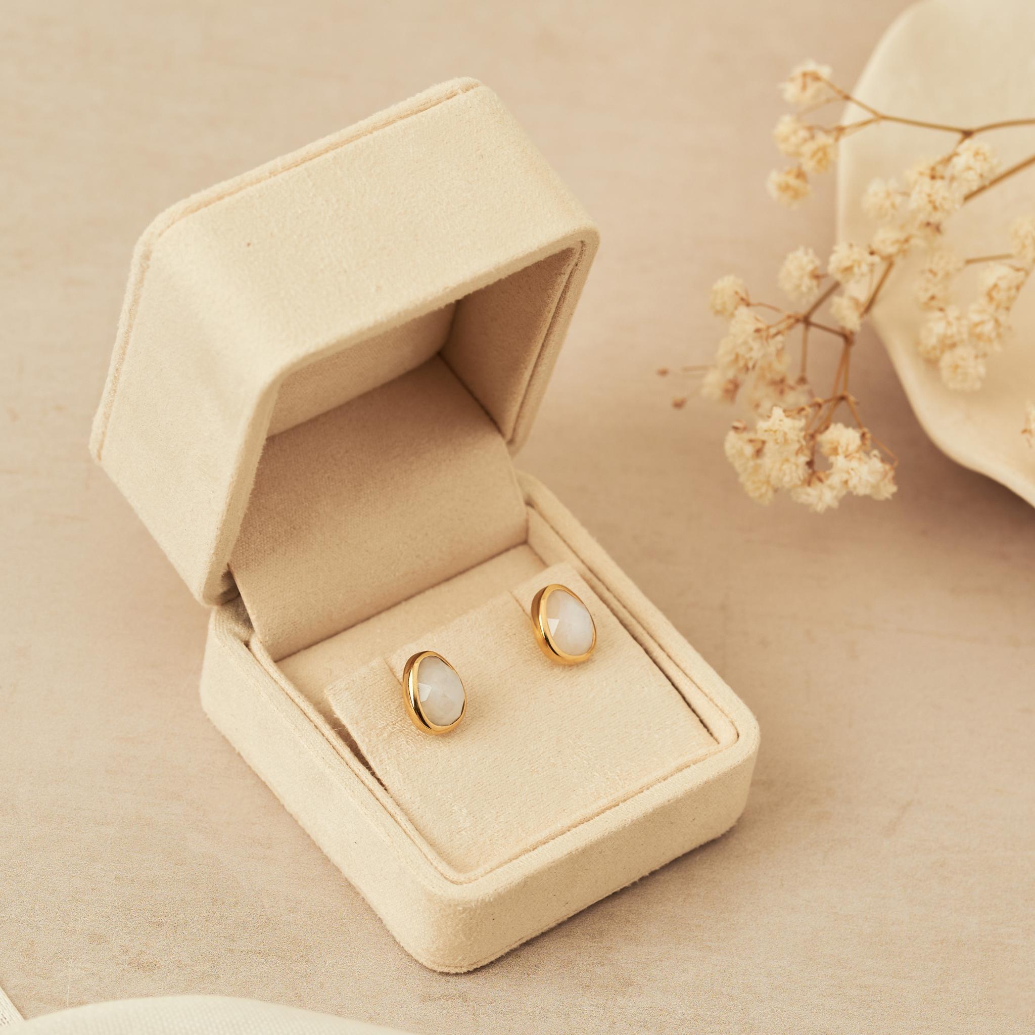 Luxury Velvet Jewelry Box for Earrings - Elegant Gift Box for Women, Perfect for Storage, Travel & Wedding Accessories