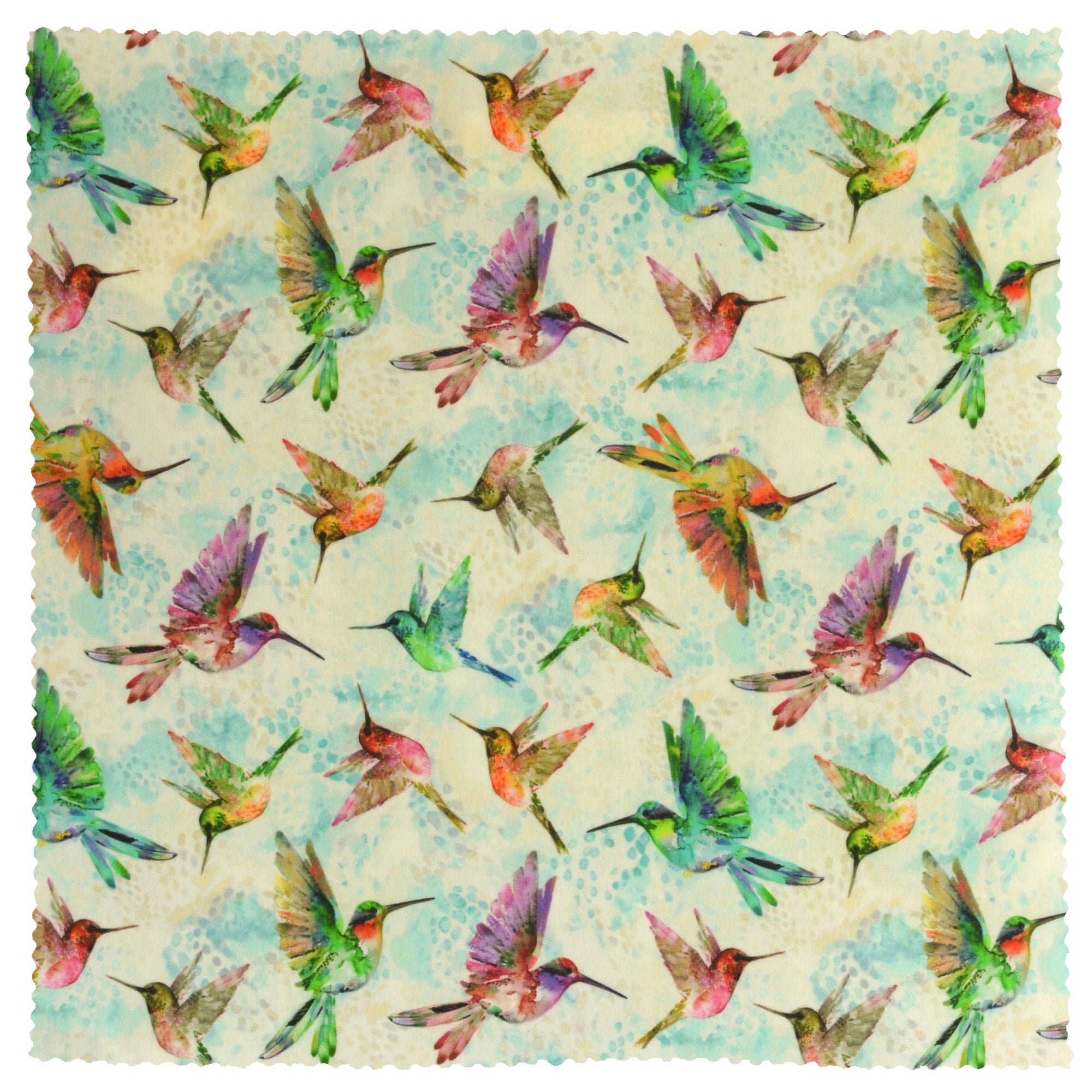 Eco-Friendly Hummingbird Tumble Large Beeswax Wrap - Reusable Food Storage for Sandwiches, Cheese & Produce | Sustainable Kitchen Alternative to Plastic Wrap