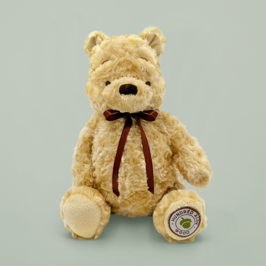 Winnie the Pooh Plush Stuffed Animal with Storybook & Personalized Fleece Blanket Gift Set - Perfect for Baby Showers, Birthdays & Nursery Decor