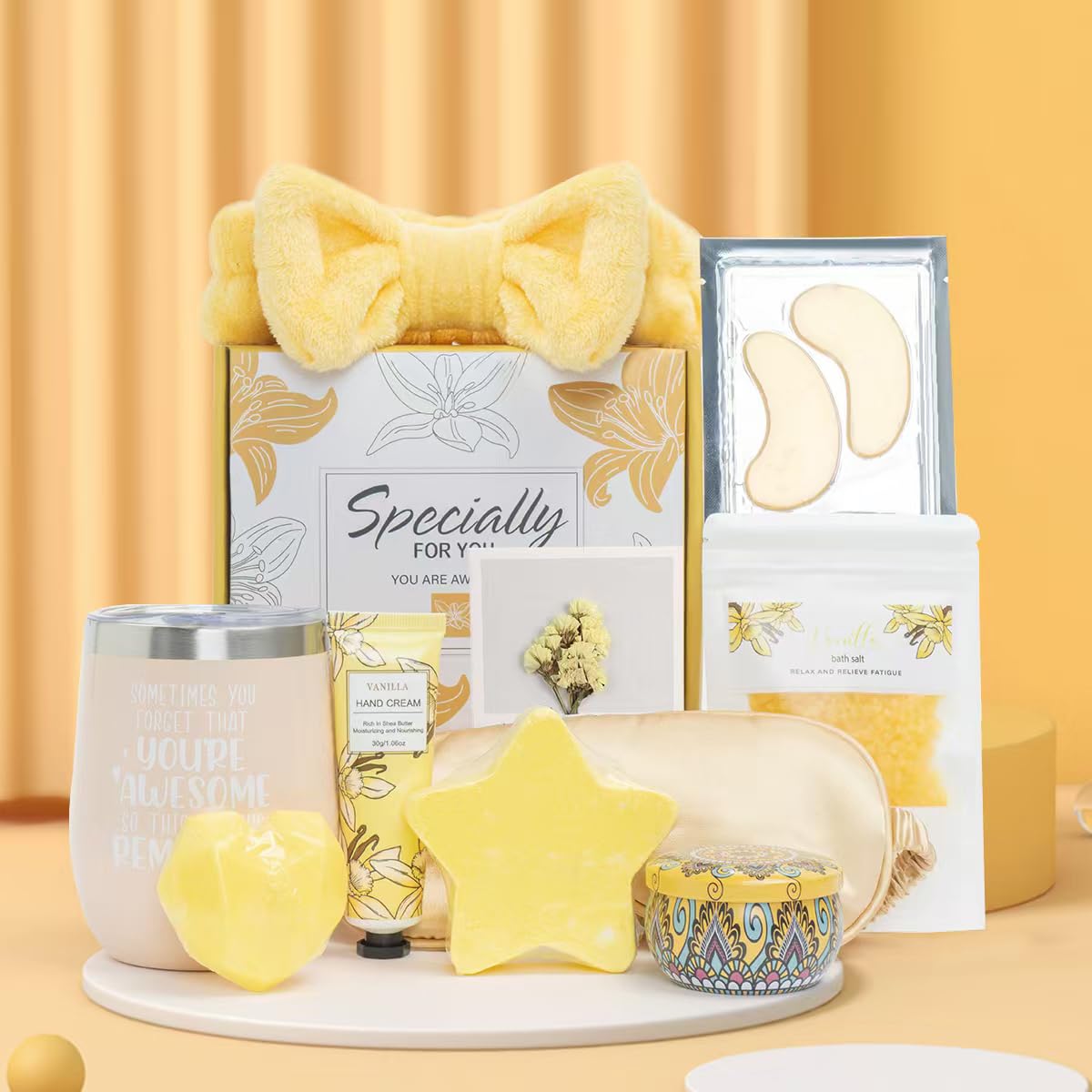 Best Spa Gift Baskets for Women - Perfect Birthday Gifts for Moms, Friends, Girlfriends, Sisters & Daughters | Relaxation & Self-Care Gifts for Her