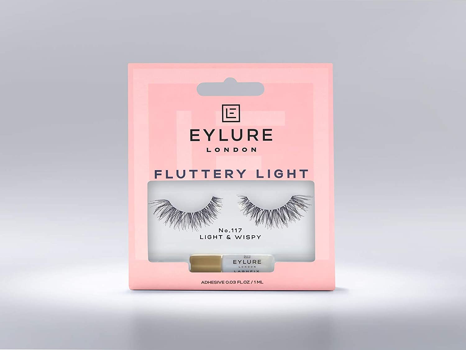 Eylure Texture False Eyelashes No. 117 - Reusable Fake Lashes with Adhesive - Natural Looking Volume Lashes for Parties, Weddings & Special Occasions
