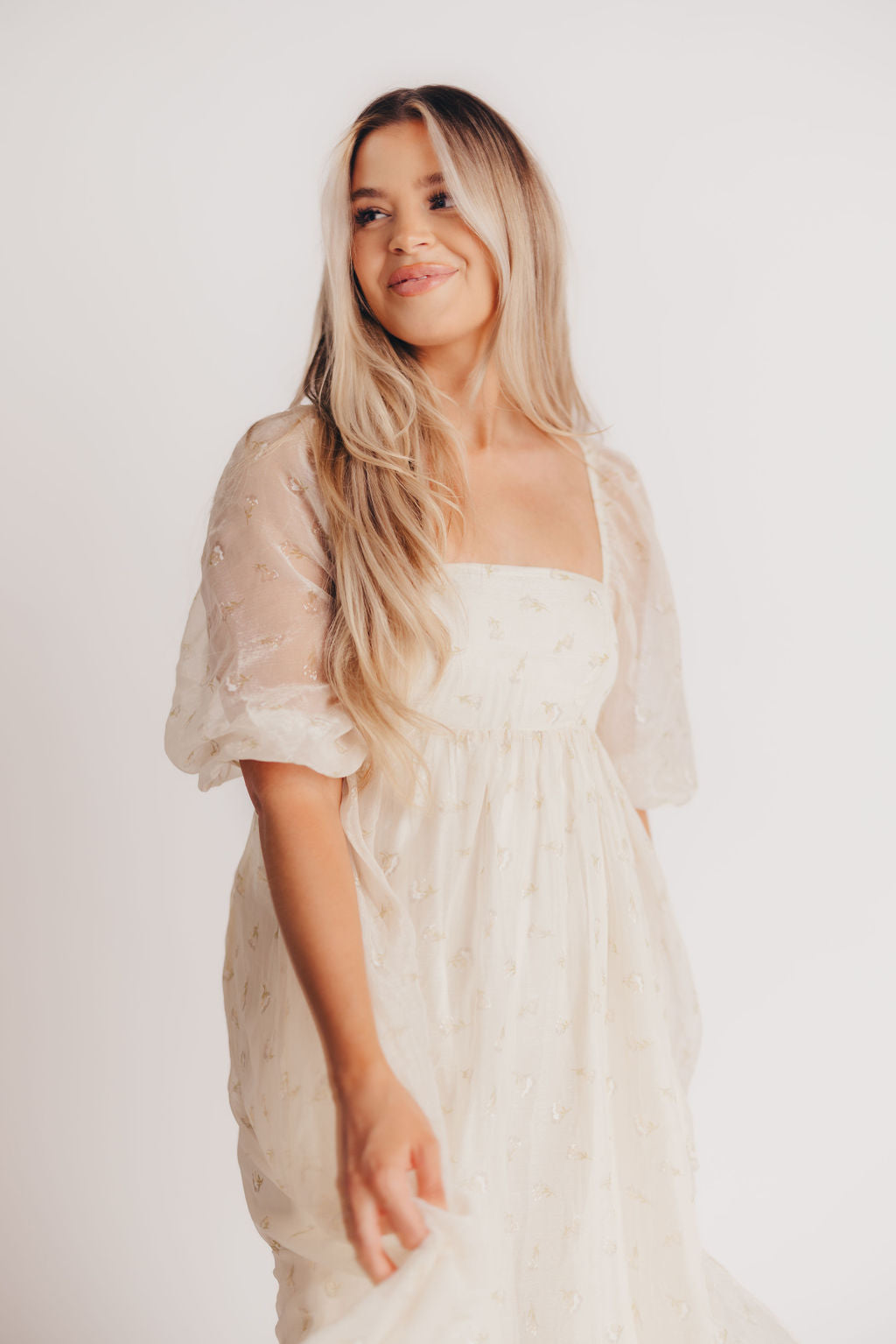 Butter Floral Smocked Maxi Dress for Women - Bump Friendly Maternity & Inclusive Sizing (S-3XL) | Perfect for Summer Vacations, Beach Weddings & Boho Chic Outfits