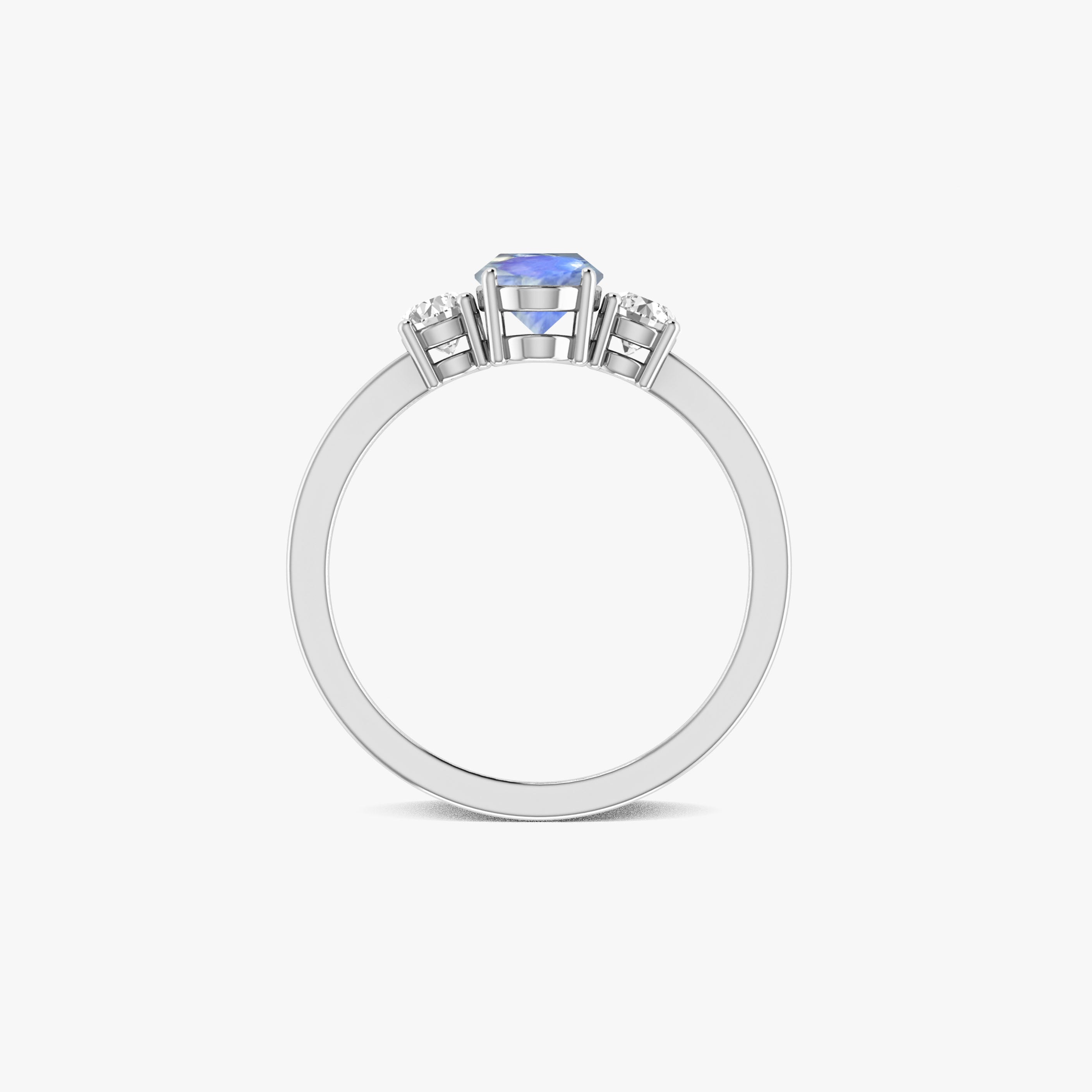 Authentic Moonstone Gemstone Ring for Women – Elegant Sterling Silver Jewelry for Everyday Wear & Special Occasions