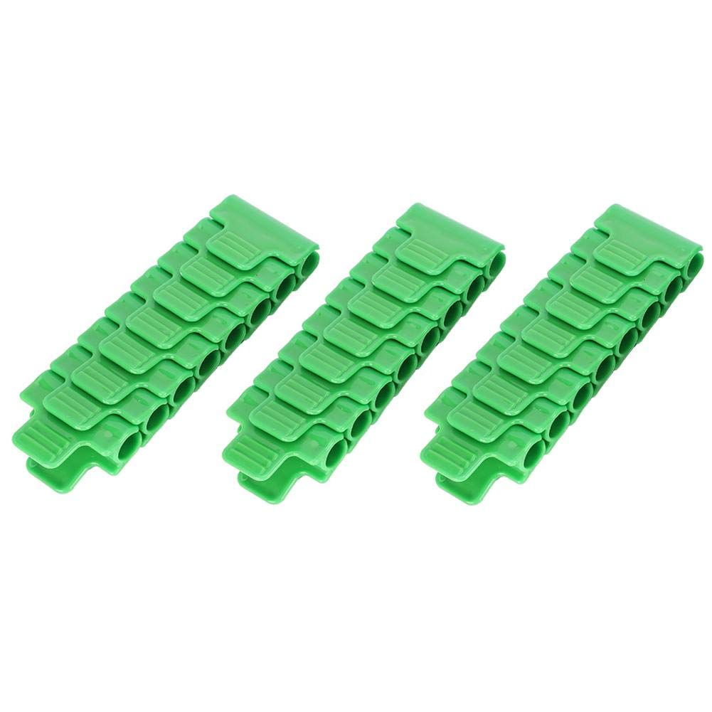 24Pcs Greenhouse Film Clips - Heavy Duty Plastic Clamps for 11mm Tubes - Secure Greenhouse Cover & Frame - Gardening Accessories for DIY Greenhouse, Tunnel, and Plant Protection (Great for Home Garden & Farm Use)