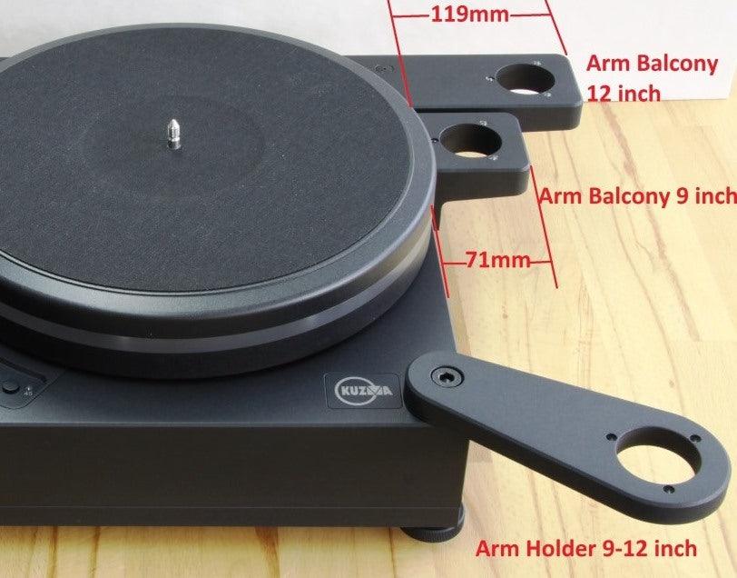 Kuzma Stabi R High-End Turntable Tonearm - Premium Audiophile Vinyl Record Player Accessory for Home Audio & DJ Setup