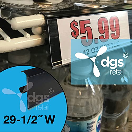 25 Pack Shelf Label Holders for 7/8