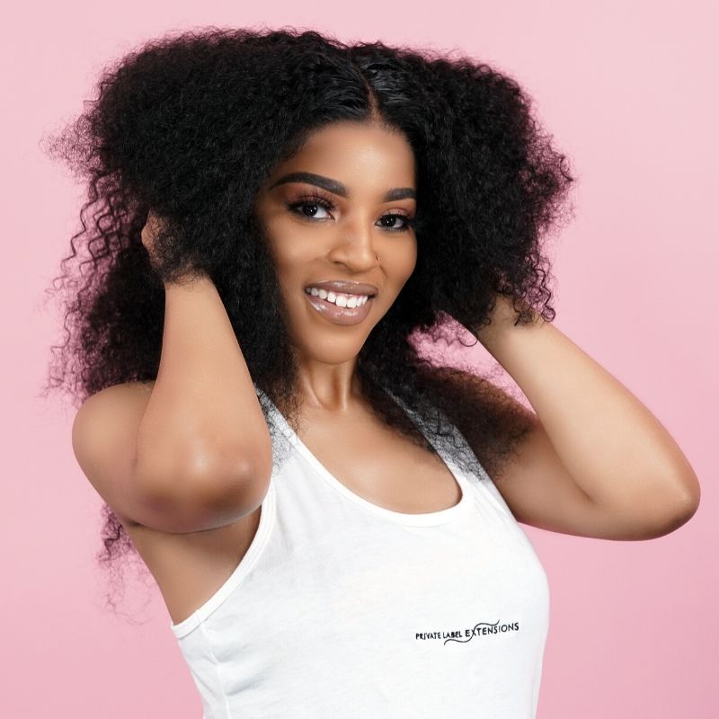 Afro Kinky Curly 100% Human Hair Bundles for Black Women - Natural Virgin Hair Weave Extensions for Braiding, Wigs & Protective Styles | Perfect for Daily Wear & Special Occasions