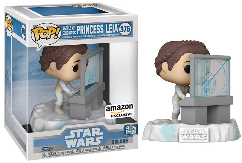 Star Wars Battle at Echo Base Princess Leia Deluxe Figure 376 - Amazon Exclusive Collectible Toy for Display & Action Scenes