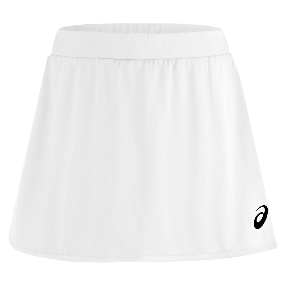 ASICS Girls' Tennis Skort - White | Breathable Athletic Skirt for Junior Tennis & Volleyball | Perfect for Sports Practice & School PE Class