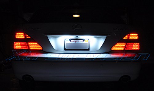 XtremeVision Cool White Interior LED Light Bulbs Kit for Lincoln LS 2000-2006 (10-Piece Set) with Installation Tool - Upgrade Car Cabin Lighting for Better Visibility at Night