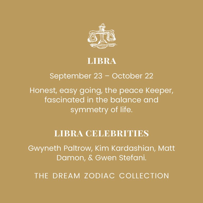 DREAM LIBRA Crystal Charm Necklace - Zodiac Birthstone Pendant for Women - Perfect Gift for Libra Birthday, Anniversary & Spiritual Healing Jewelry